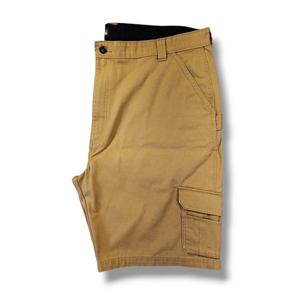 Dickies Ripstop Ultimate Cargo Brown Shorts Multi Use Pockets Men's 44 - Picture 12 of 16